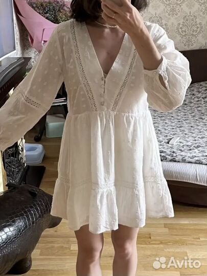 Платье летнее белое