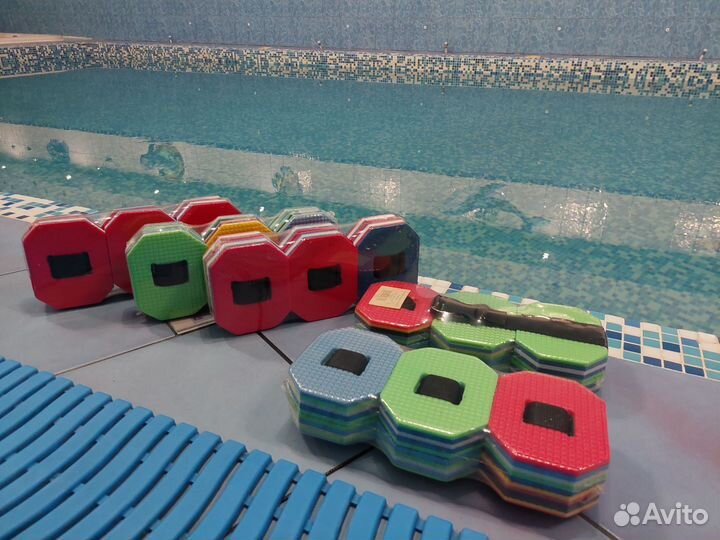 Колобашка, пояс для плавания, аквагантели, лопатка