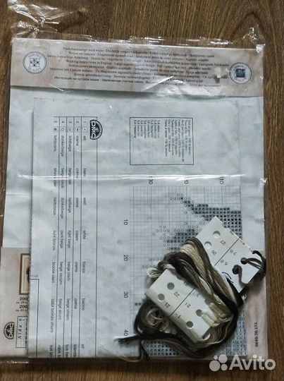 Набор для вышивания Vervaco (остатки)