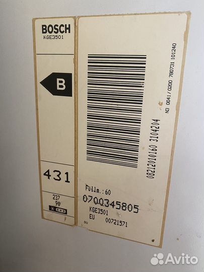 Холодильник Bosch KGE3501