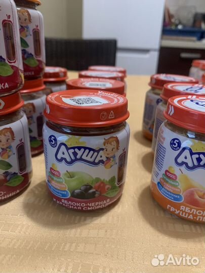 Фруктовое пюре Агуша