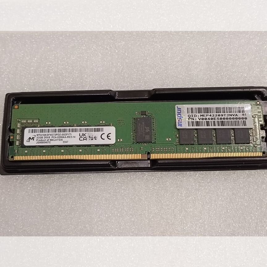 [PC4-25600] Micron 32 Гб Ddr4 Ddr4 3200 Мгц Pc4-25600