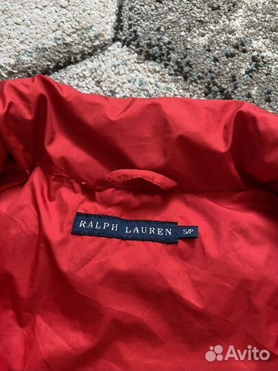 Пуховая жилетка ralph lauren