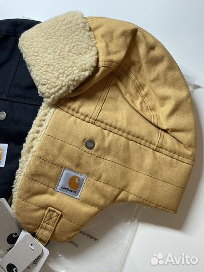Шапка ушанка carhartt