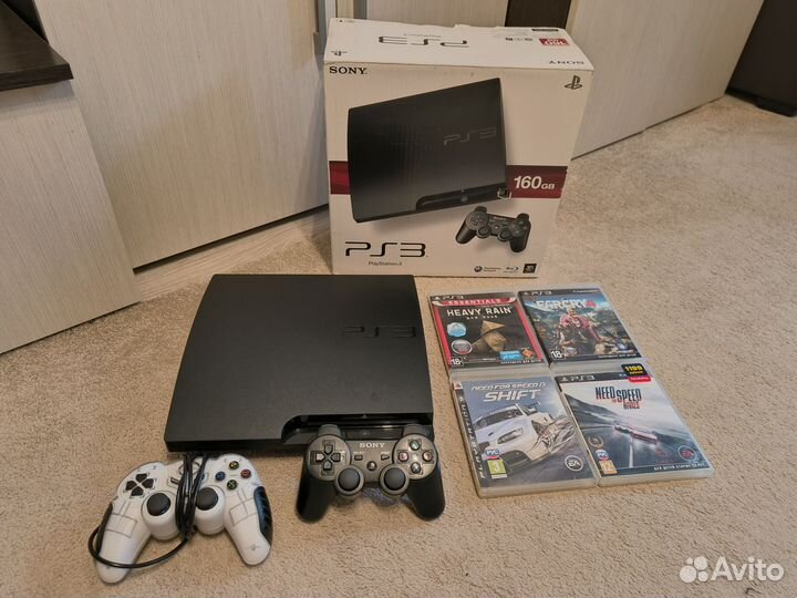 Sony PS3 slim 160gb прошитая HEN