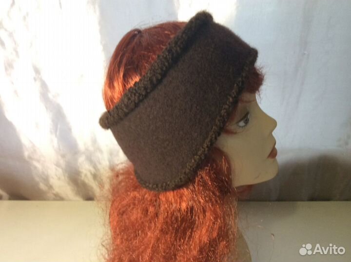 Полоска на голову, чистая шерсть,р 56-57,арт 002