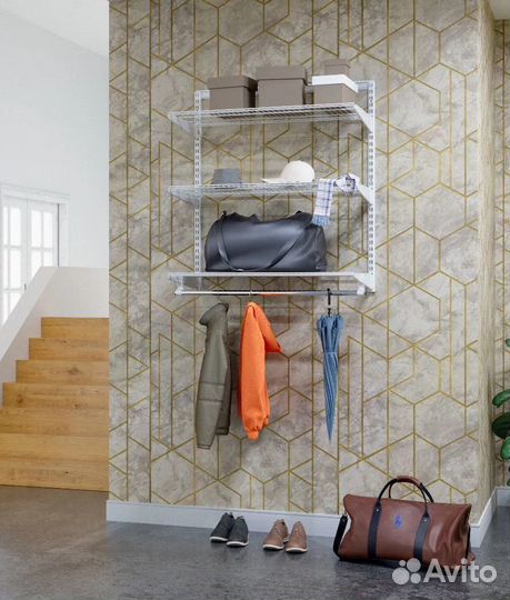 Настенная система хранения из металла