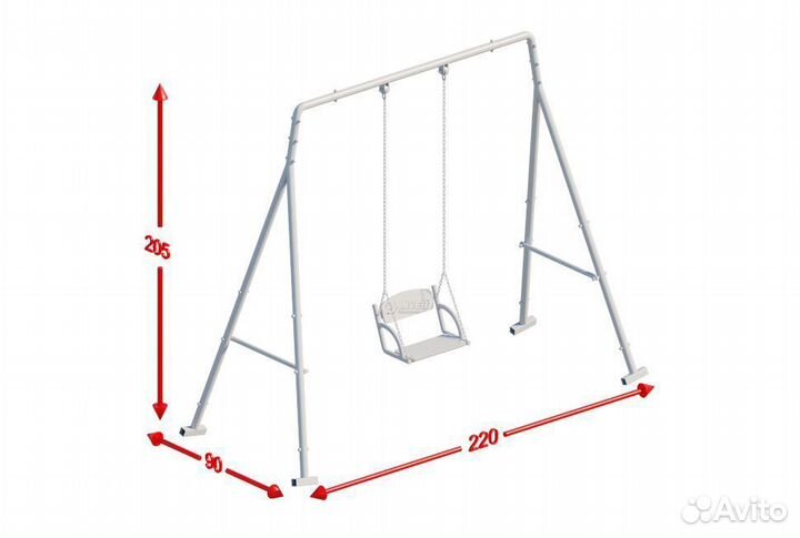 Качели детские уличные