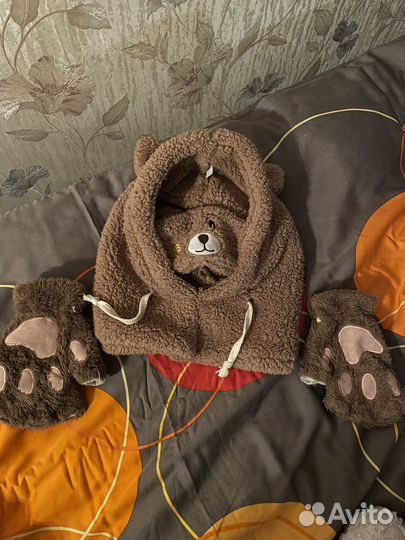 Шапка медведь