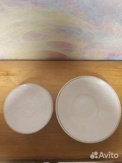 Комплект тарелок ссср.Конаковский фаянсовый завод