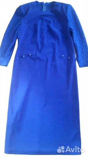 Платье синее