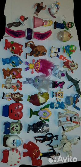 Много Игрушки из макдональдса хэппи мил Бургеркинг