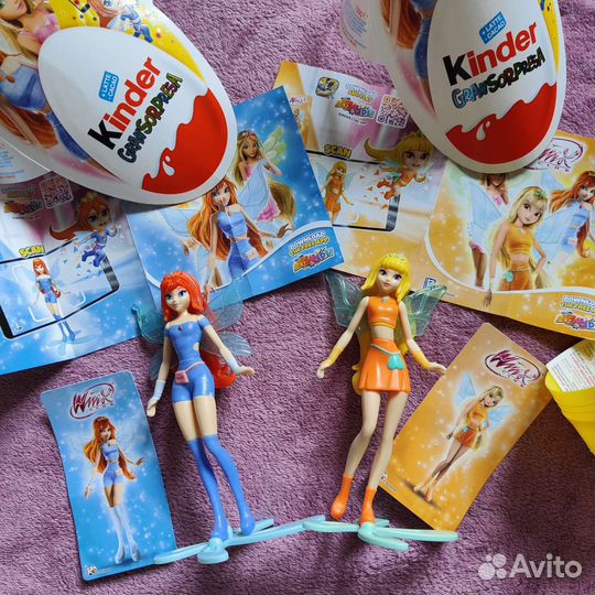 Эксклюзивные фигурки Winx reboot Kinder Maxi 2023