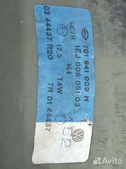 Фара левая Фольксваген Т4