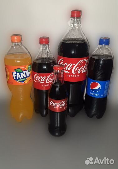 Pepsi original, Cola original, Fanta original
