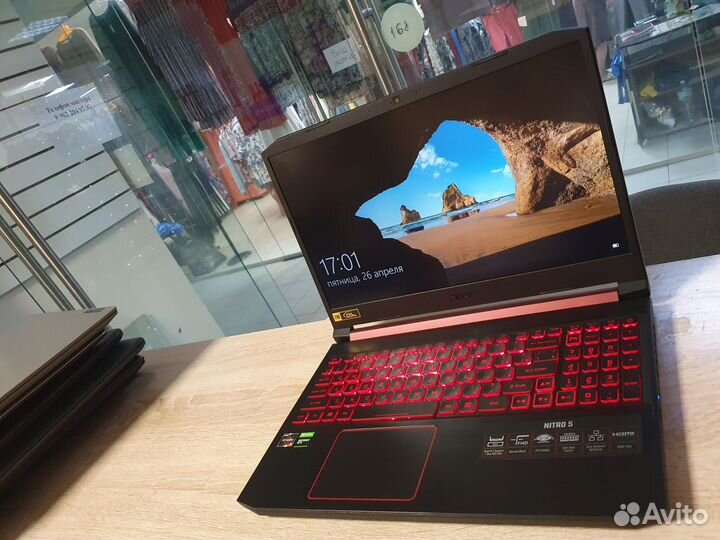 Acer Nitro 5. Ryzen 5.GTX1650. 120 герц