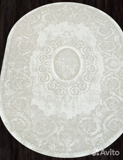 Ковер Valentis Sirocco E413AC beige/white Овал