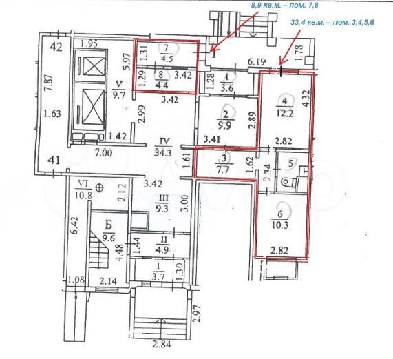 Офис, 42.3 м²