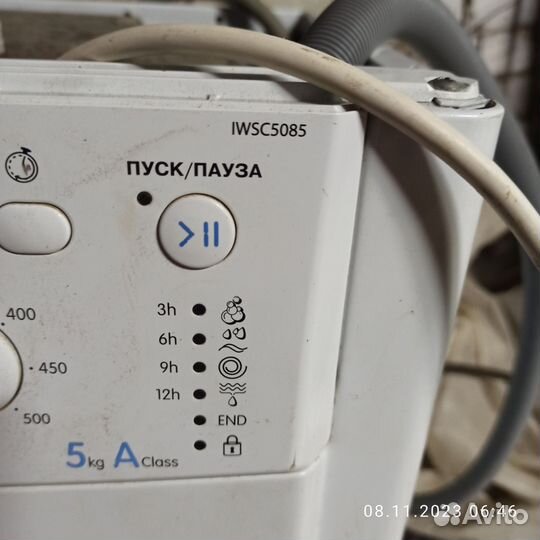 Стиральная машина бу indesit на запчасти