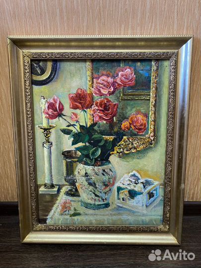 Картина маслом на холсте с рамой
