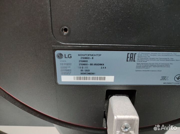 LG UltraGear 27GN800-B (IPS/2560*1440/144 Гц)