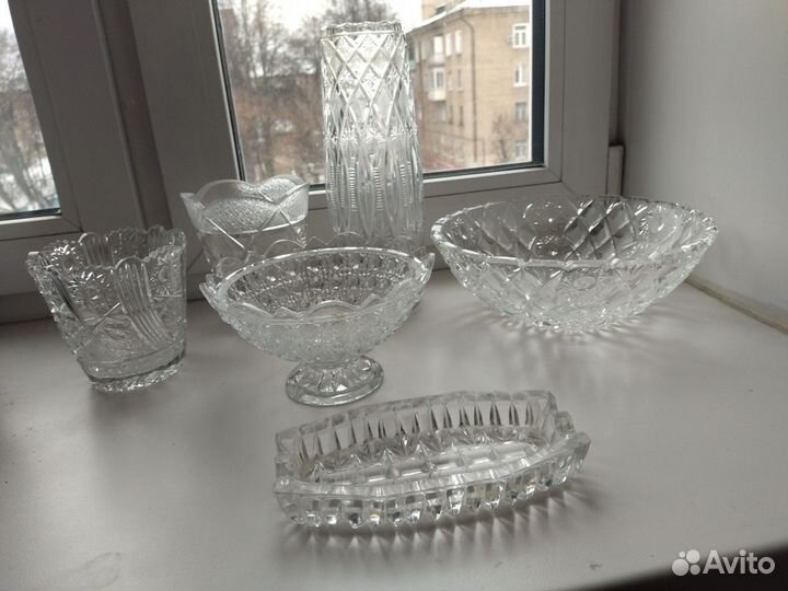 Хрусталь, карамельное стекло СССР Винтаж