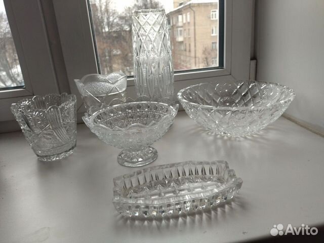 Хрусталь, карамельное стекло СССР Винтаж