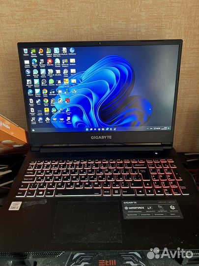 Игровой ноутбук gigabyte,rtx 3060