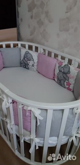 Бортики в детскую кроватку