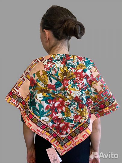 Павловопосадский платок хлопок. Летний