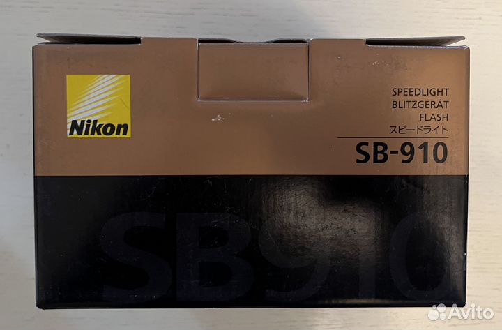 Вспышка Nikon sb 910 (коробка)