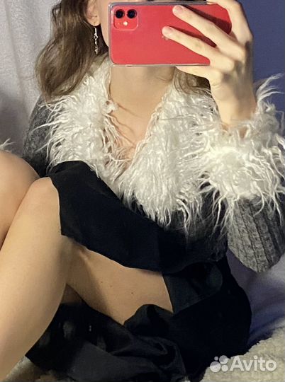 Кофта с мехом