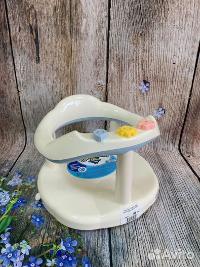 Сиденье для купания детей светло-голубой арт.43132