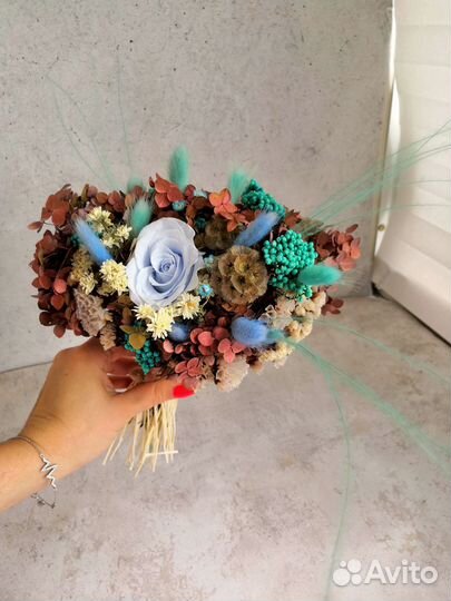 Букет сухоцветы подарок интерьер 1 сентября