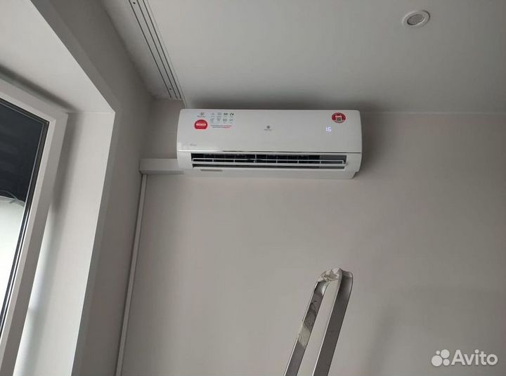 Сплит система с установкой