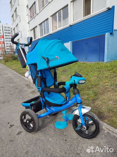 Трехколесный велосипед коляска
