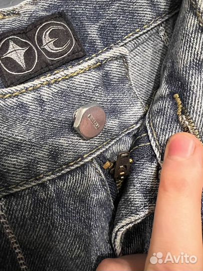 Джинсы thug club оверсайз шоу-рум