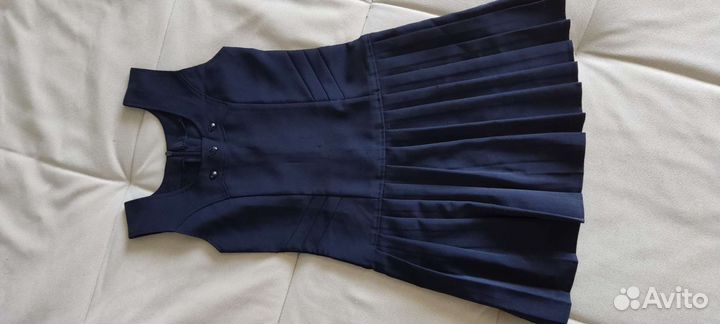 Школьная форма для девочки 128 134 темно синяя