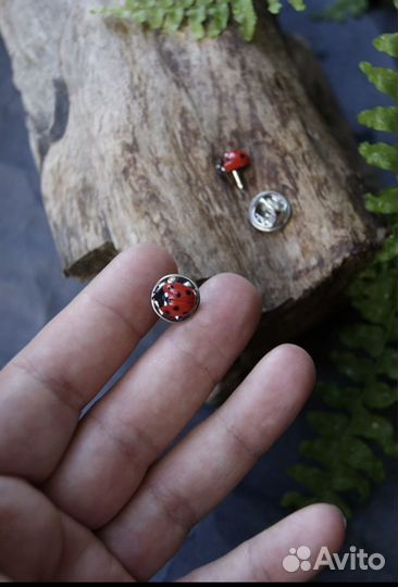 Мини-брошки Ручная работа