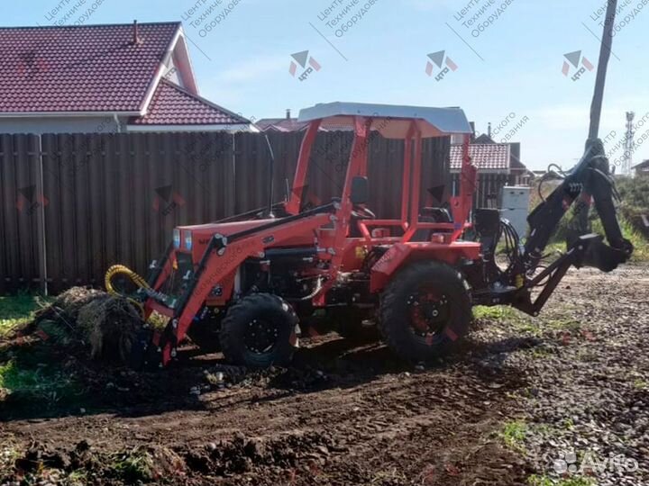 Мини-трактор Уралец 224Б с экскаватором