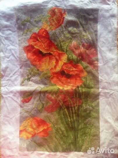 Вышитая крестом картина 