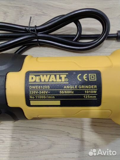 Болгарка ушм DeWalt 1000w с диском