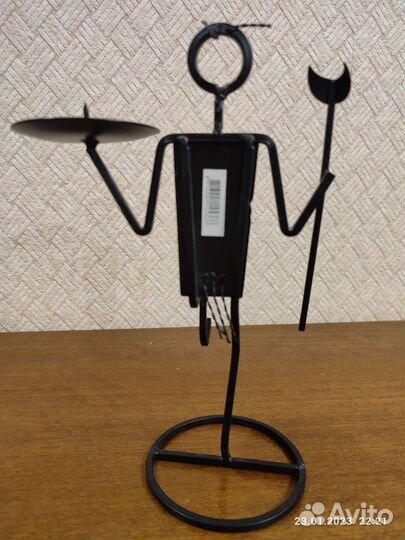 Подсвечник металлический