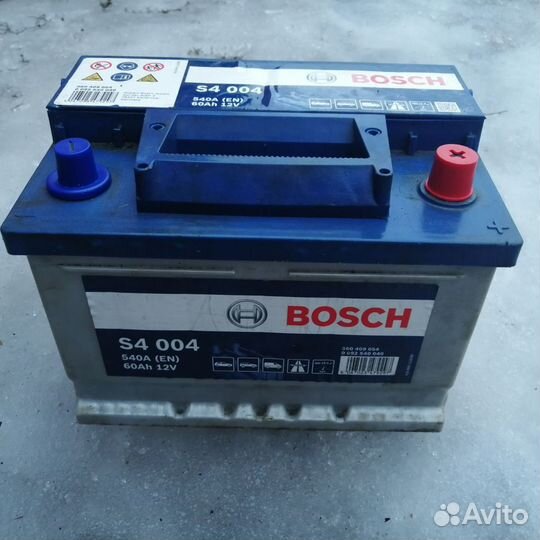 Аккумулятор Bosch 60 А-ч,12 В