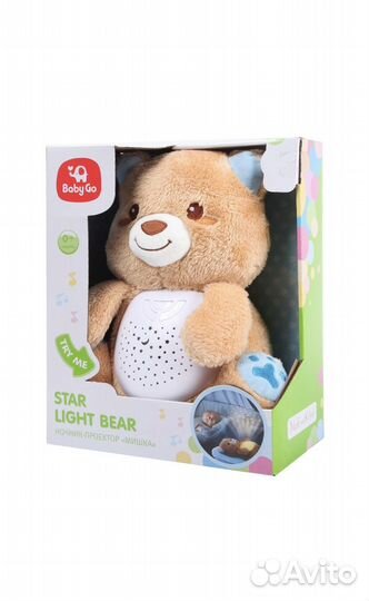 Игрушка мягкая BabyGo Медведь развивающая