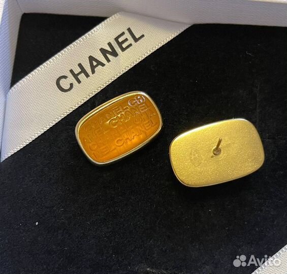 Серьги chanel винтаж