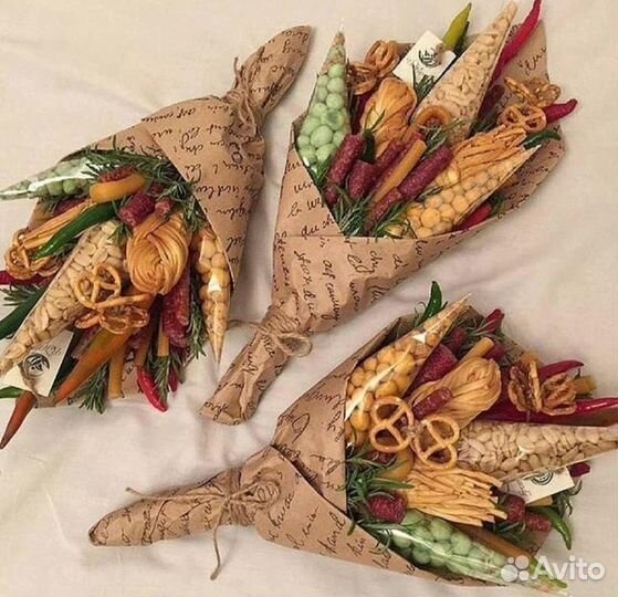 Съедобные букеты/для мужчин/женщин/детей