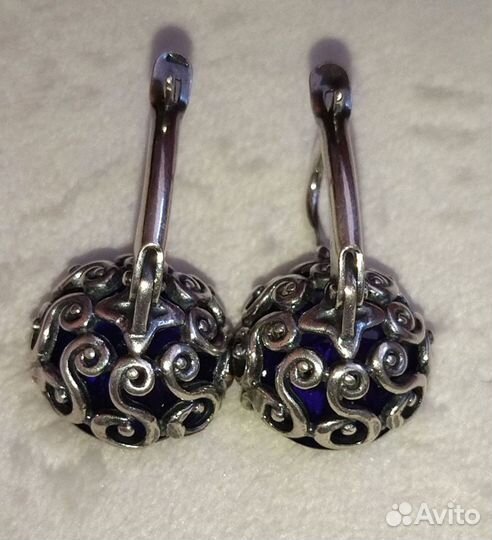 Серьги из серебра
