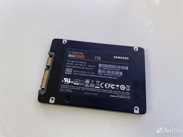 SSD 1Tb Samsung 860 Evo