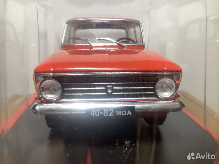 Модель автомобиля Москвич-408Э 1:24 Ашет